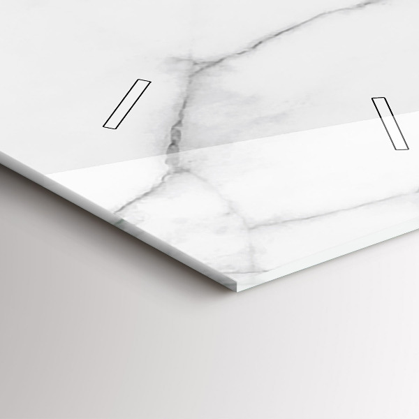 Horloge rectangulaire verticale Marbre décoratif