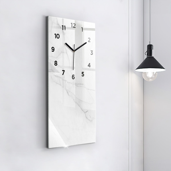 Horloge rectangulaire verticale Marbre décoratif