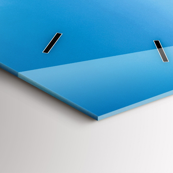 Horloge rectangulaire verticale Île tropicale