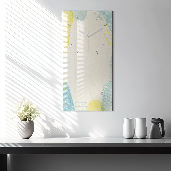 Horloge murale verticale Cadre de modèle