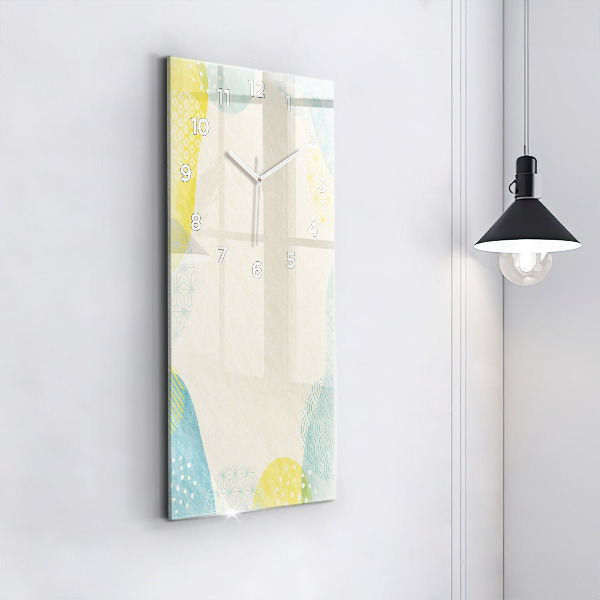 Horloge murale verticale Cadre de modèle