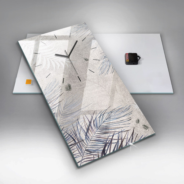 Horloge murale verticale Palme