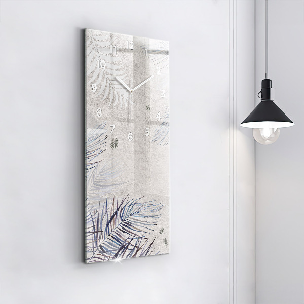 Horloge murale verticale Palme
