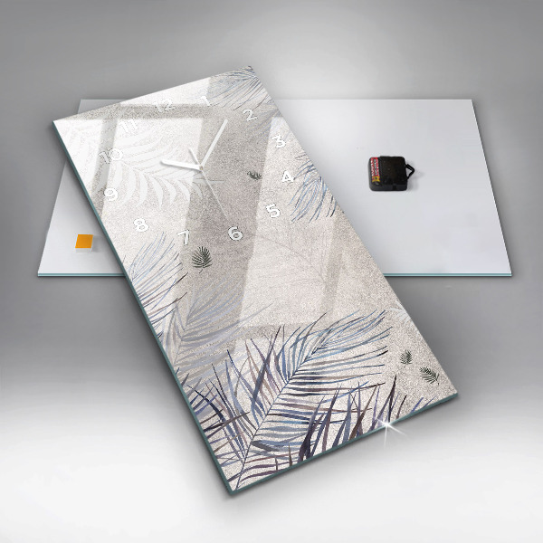 Horloge murale verticale Palme