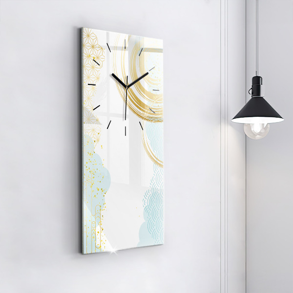 Horloge murale verticale Motif décoratif