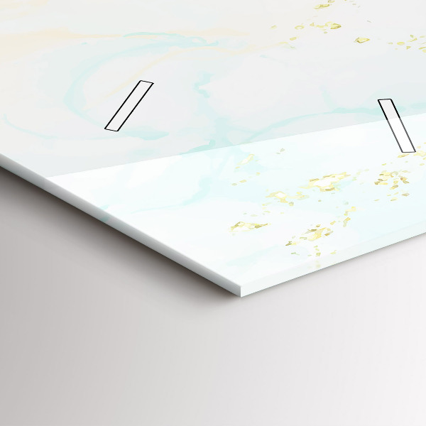 Horloge murale verticale Aquarelle marbrée