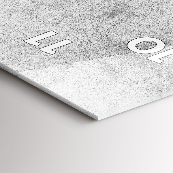 Horloge murale verticale Mur en béton