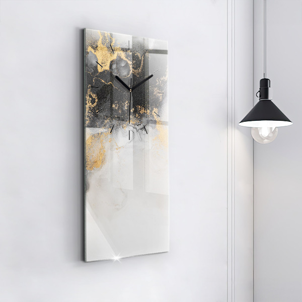 Horloge murale verticale Marbre artistique