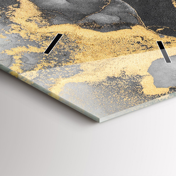 Horloge murale verticale Marbre artistique