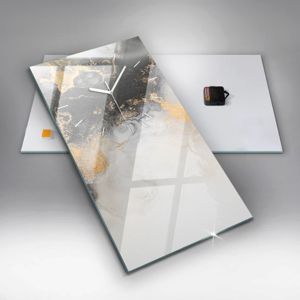 Horloge murale verticale Marbre artistique