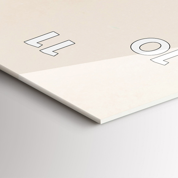 Horloge murale verticale Fleurs de gypsophile en fleurs