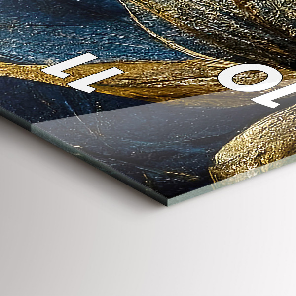 Horloge murale verticale Fleurs décoratives