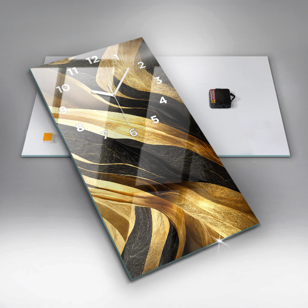 Horloge murale verticale Abstraction élégante