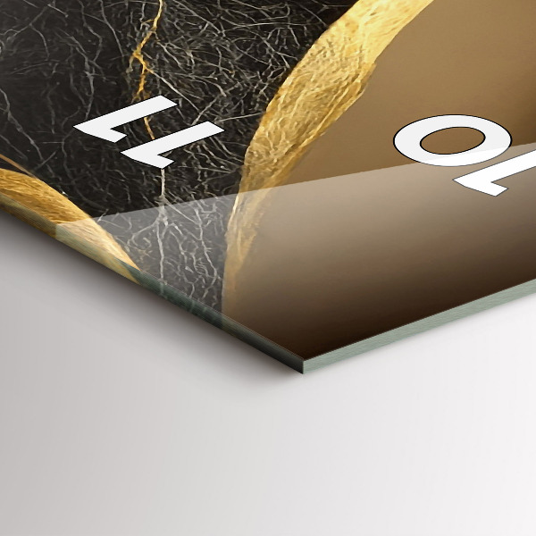 Horloge murale verticale Abstraction élégante