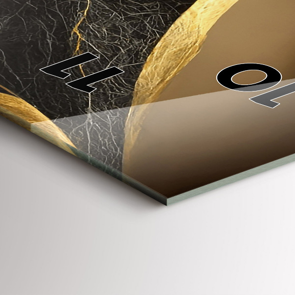 Horloge murale verticale Abstraction élégante