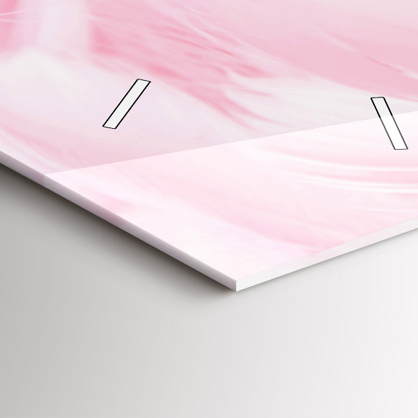 Horloge murale verticale Plumes – abstrait