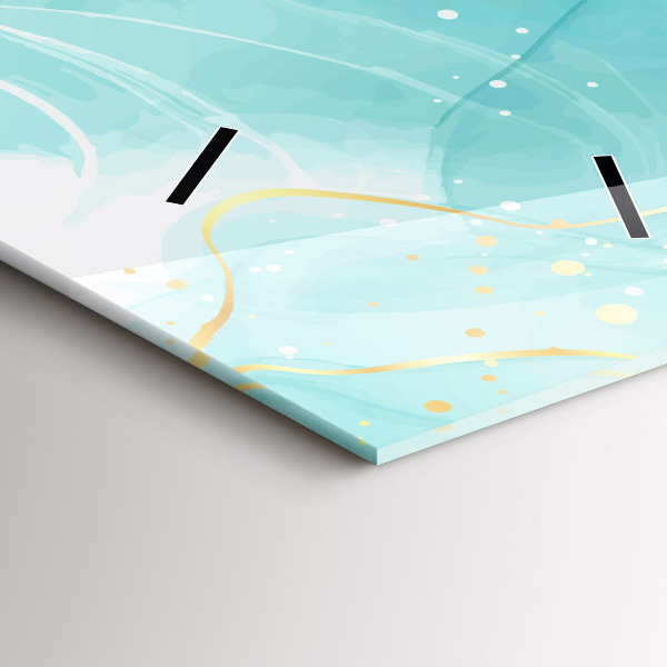 Horloge murale verticale Marbre abstrait