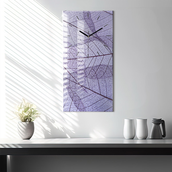 Horloge murale verticale Feuilles – nature