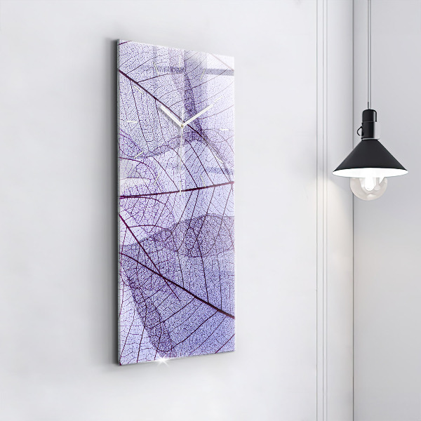 Horloge murale verticale Feuilles – nature