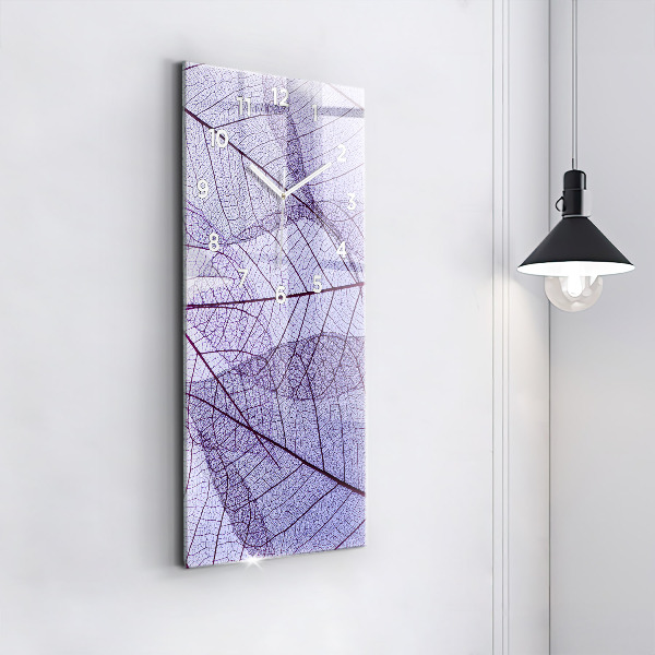Horloge murale verticale Feuilles – nature