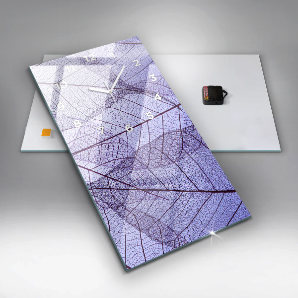 Horloge murale verticale Feuilles – nature