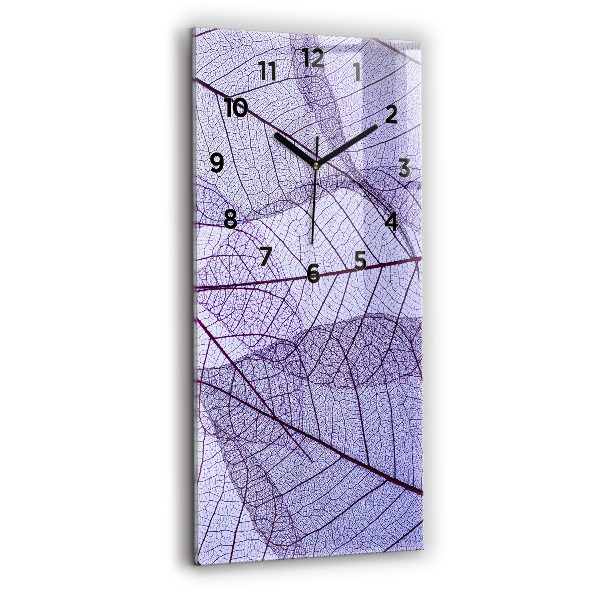 Horloge murale verticale Feuilles – nature