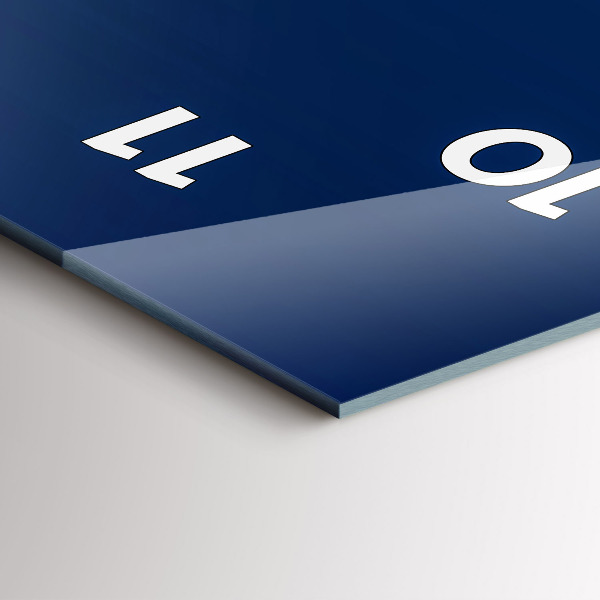 Horloge murale verticale Abstraction décorative