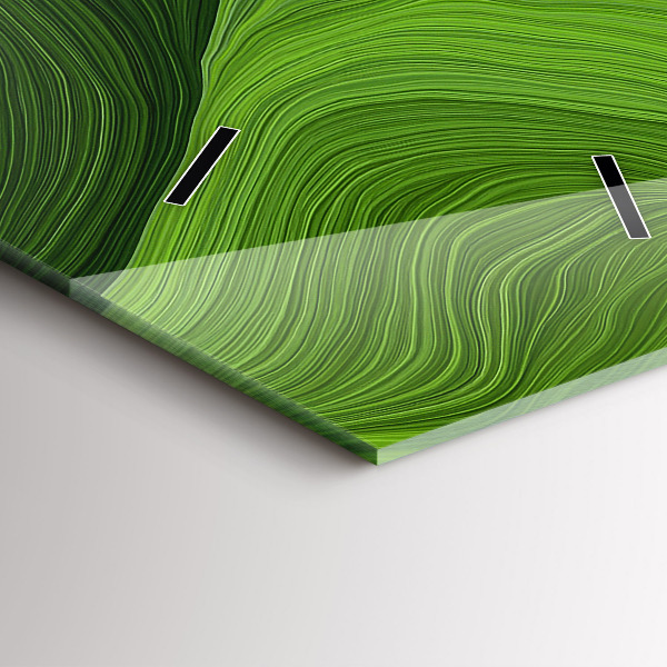 Horloge murale verticale Ondes modernes