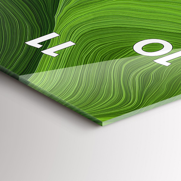 Horloge murale verticale Ondes modernes