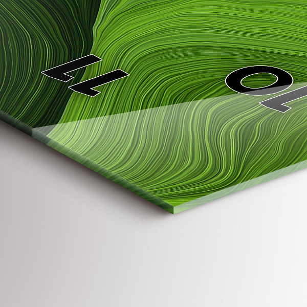 Horloge murale verticale Ondes modernes