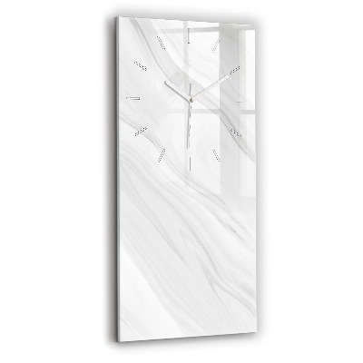 Horloge murale verticale Marbre décoratif