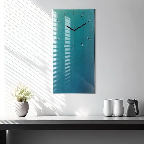 Horloge murale verticale Abstraction de la mer