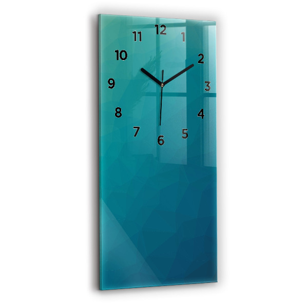 Horloge murale verticale Abstraction de la mer