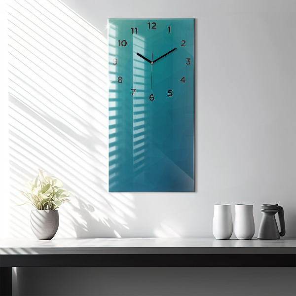 Horloge murale verticale Abstraction de la mer
