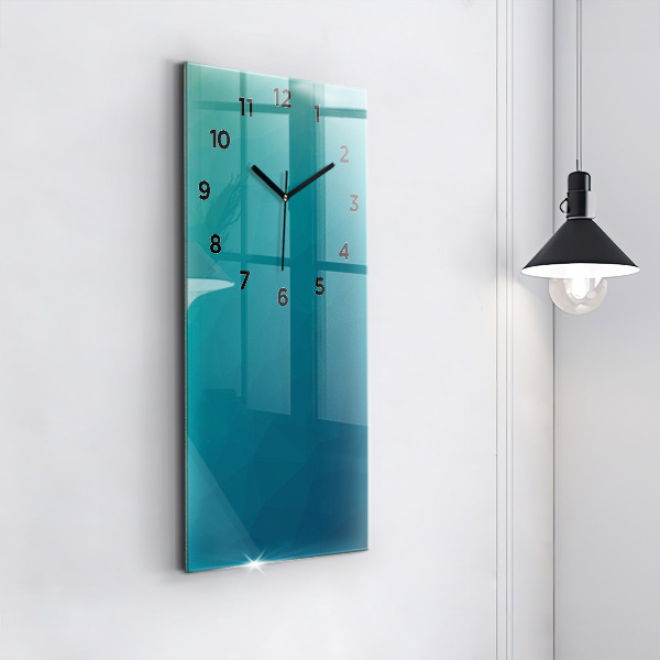 Horloge murale verticale Abstraction de la mer
