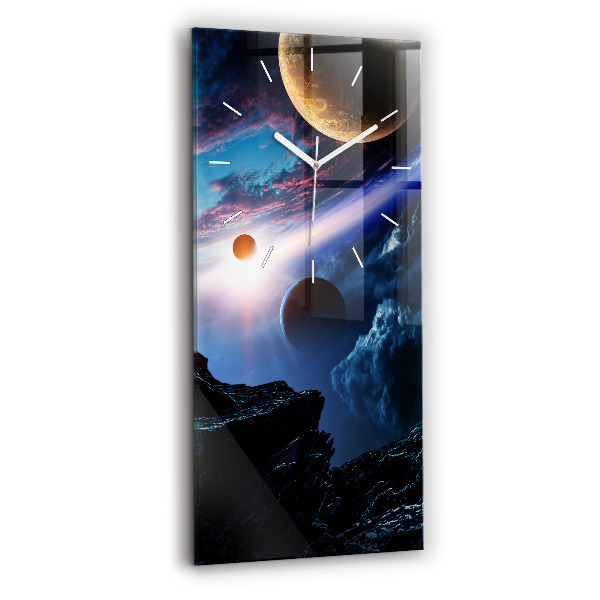 Horloge murale verticale Grande Galaxie