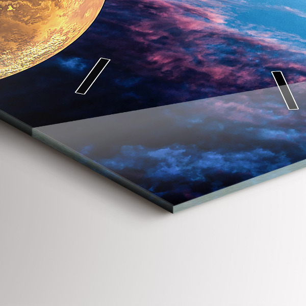 Horloge murale verticale Grande Galaxie