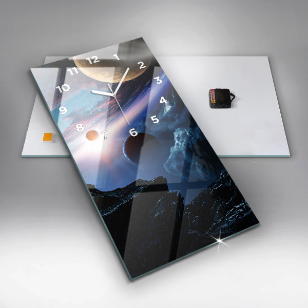 Horloge murale verticale Grande Galaxie