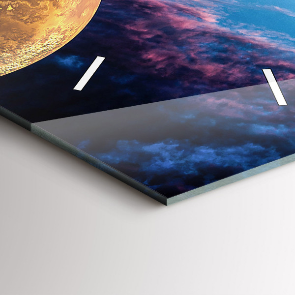 Horloge murale verticale Grande Galaxie