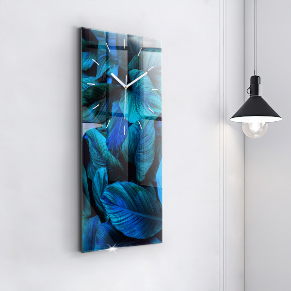 Horloge murale verticale Nature tropicale