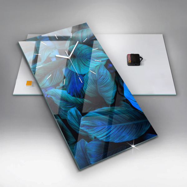 Horloge murale verticale Nature tropicale