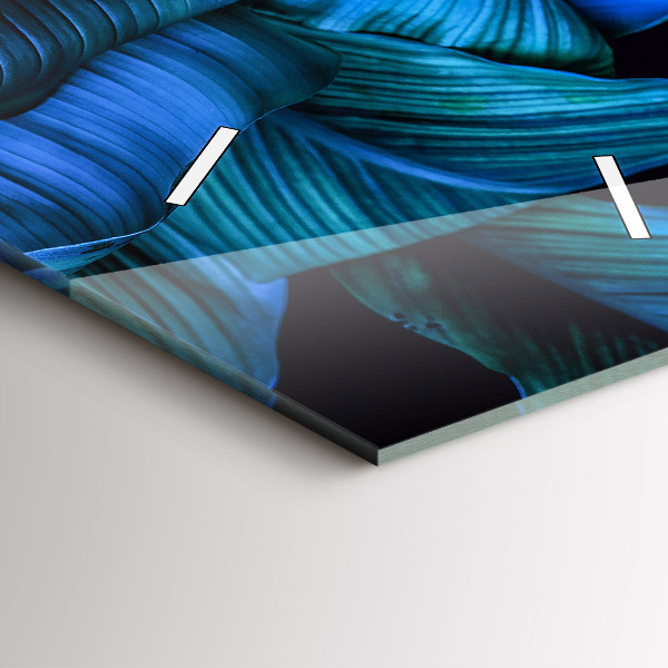 Horloge murale verticale Nature tropicale