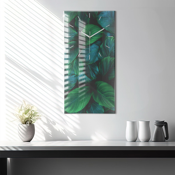 Horloge murale verticale La nature laisse