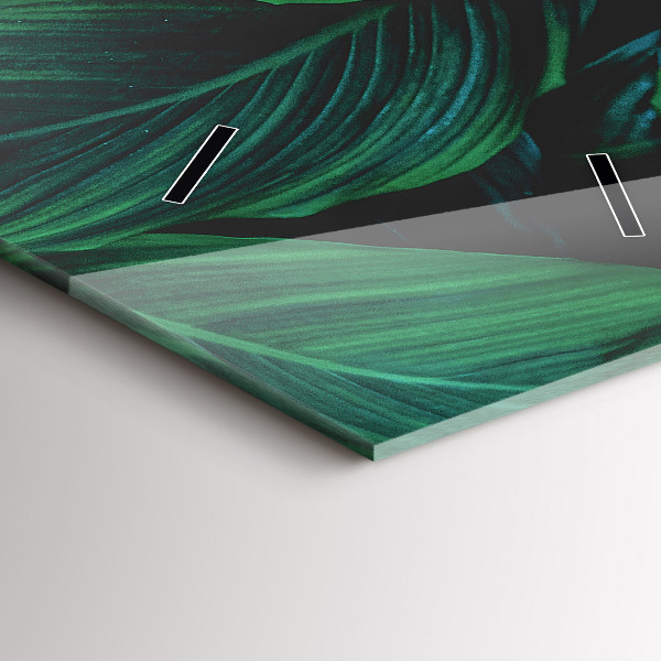 Horloge murale verticale La nature laisse