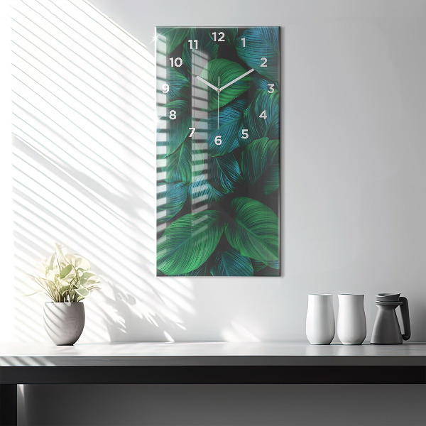 Horloge murale verticale La nature laisse