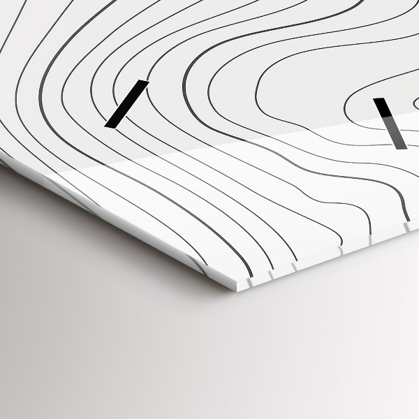 Horloge murale verticale 'Taches d''abstraction'