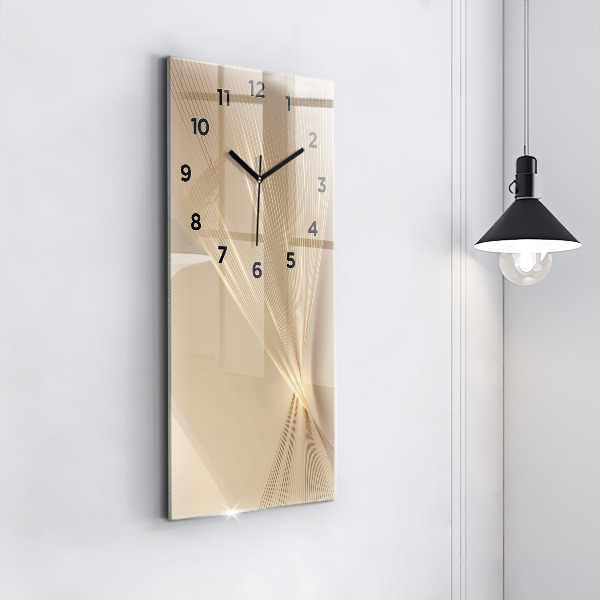 Horloge murale verticale Lumière abstraite