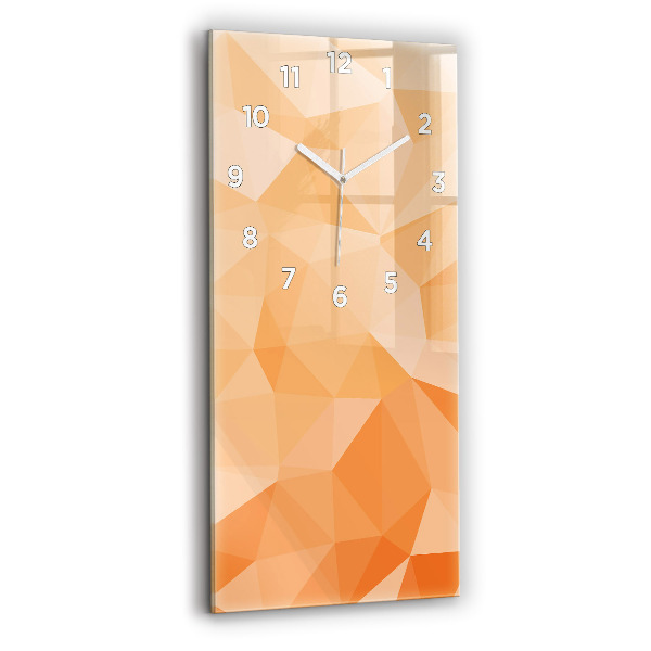 Horloge murale verticale 'Triangles d''abstraction'
