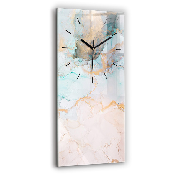 Horloge murale verticale Peinture abstraite