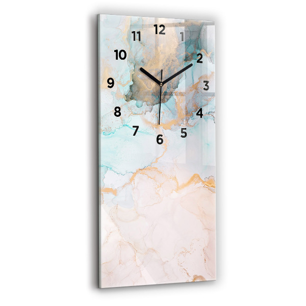 Horloge murale verticale Peinture abstraite